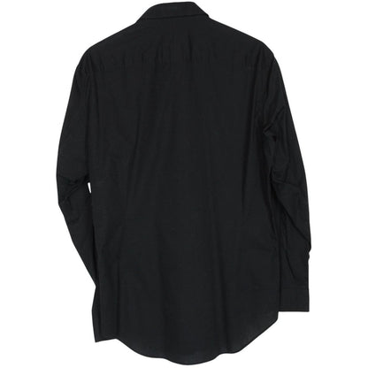 Vivienne Westwood Black Long Sleeve Orb Cotton Shirt