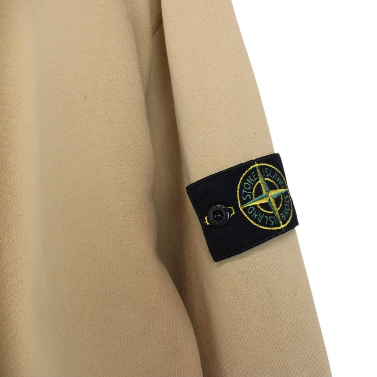 Stone Island AW 2019 Beige Cotton Sweatshirt Jumper