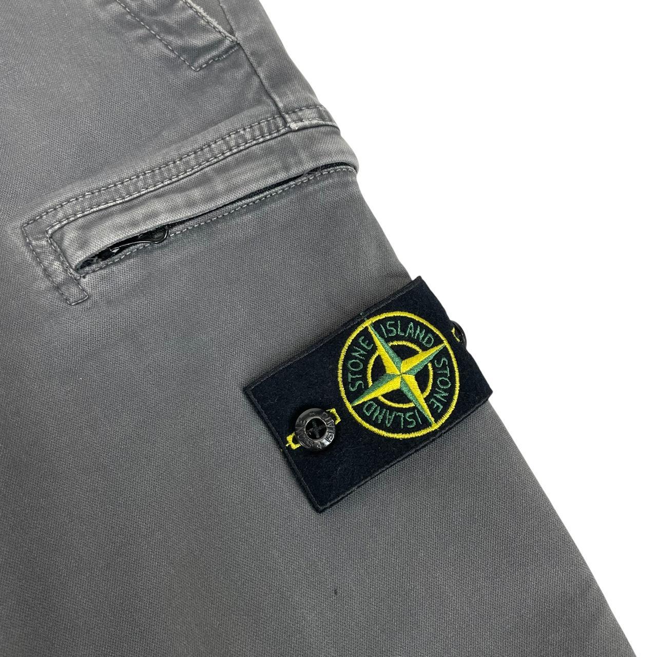 Stone Island AW 2019 Black Skinny Fit Cargo Trousers