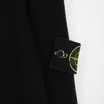 Stone Island SS 2018 Black Cotton Knit Sweatshirt Jumper