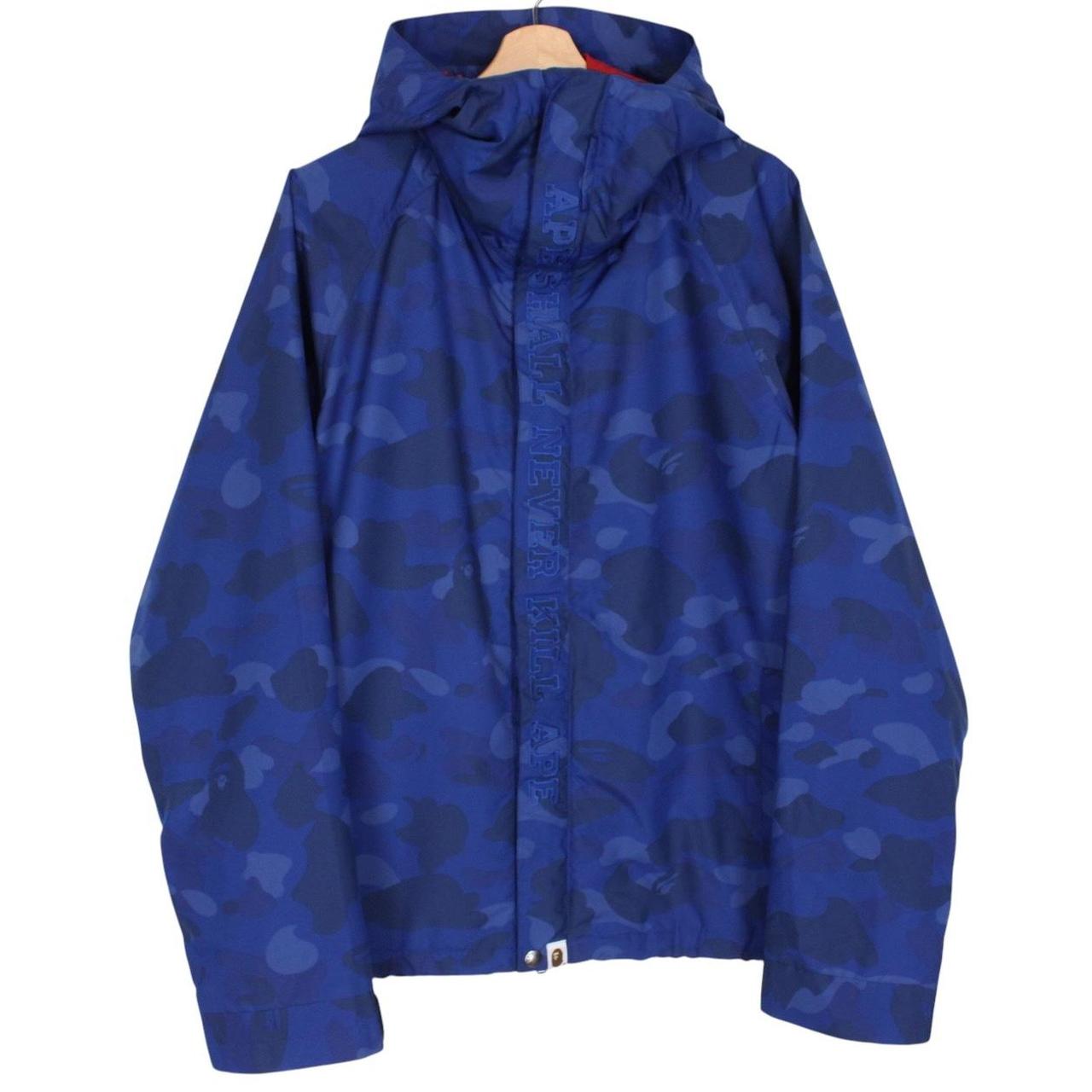 Bape Blue Camo Full Zip Hooded Jacket
