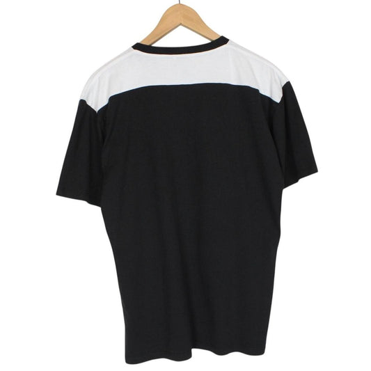 Celine Black and White Loose Cotton Short Sleeve Studs T-Shirt