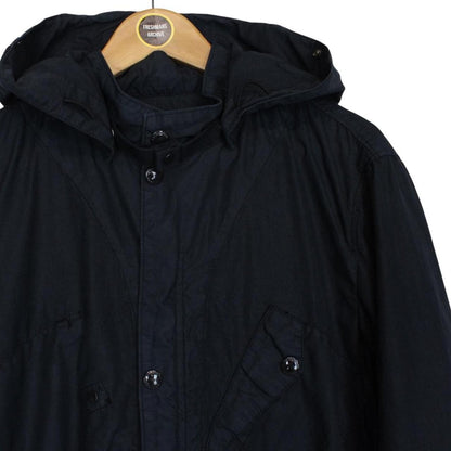 CP Company Navy Blue Garment Dyed Full Zip Goggle Jacket