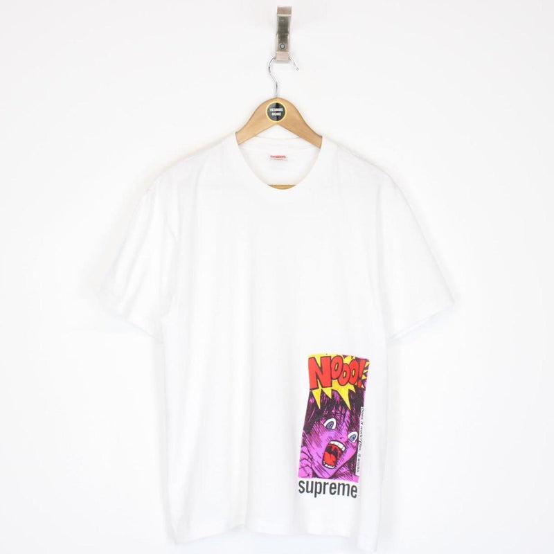 Supreme 2021 Does It Work White Short Sleeve T-Shirt