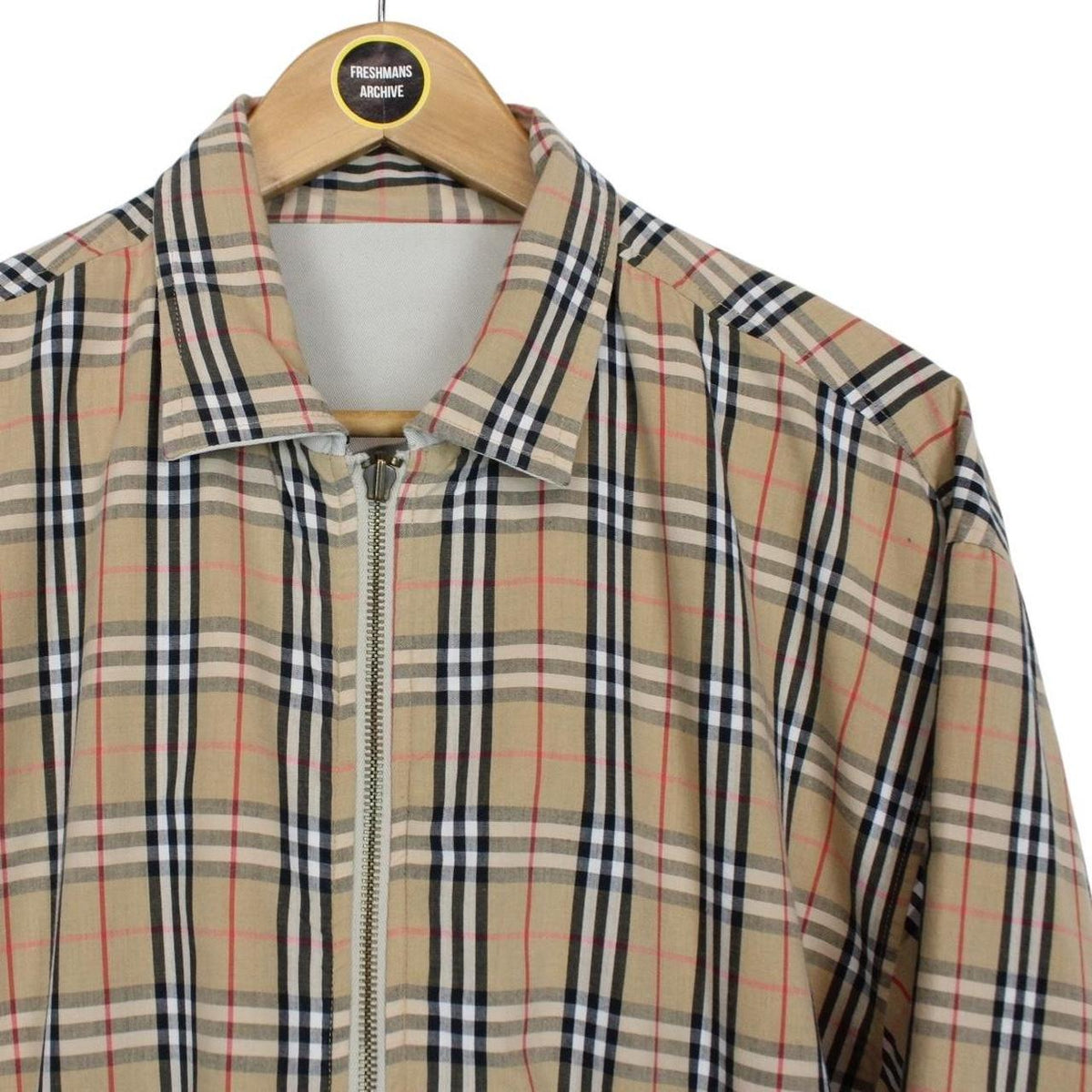 Vintage 90s Burberry Reversible Harrington Jacket Large 