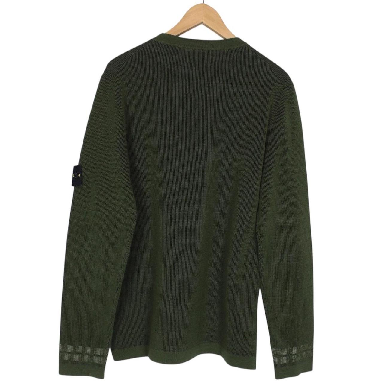 Stone Island SS 2018 Green Cotton Knit Sweatshirt Jumper