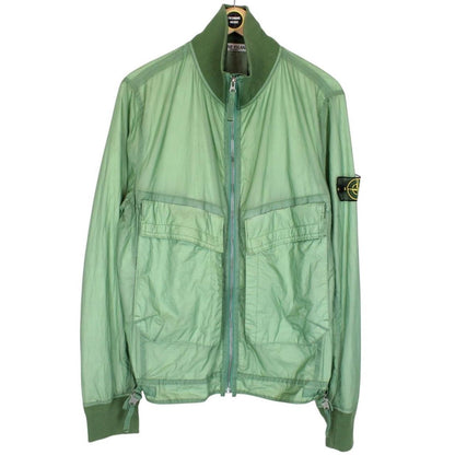 Stone Island SS 2009 Green Hyperlight Nylon Mesh Badge Jacket