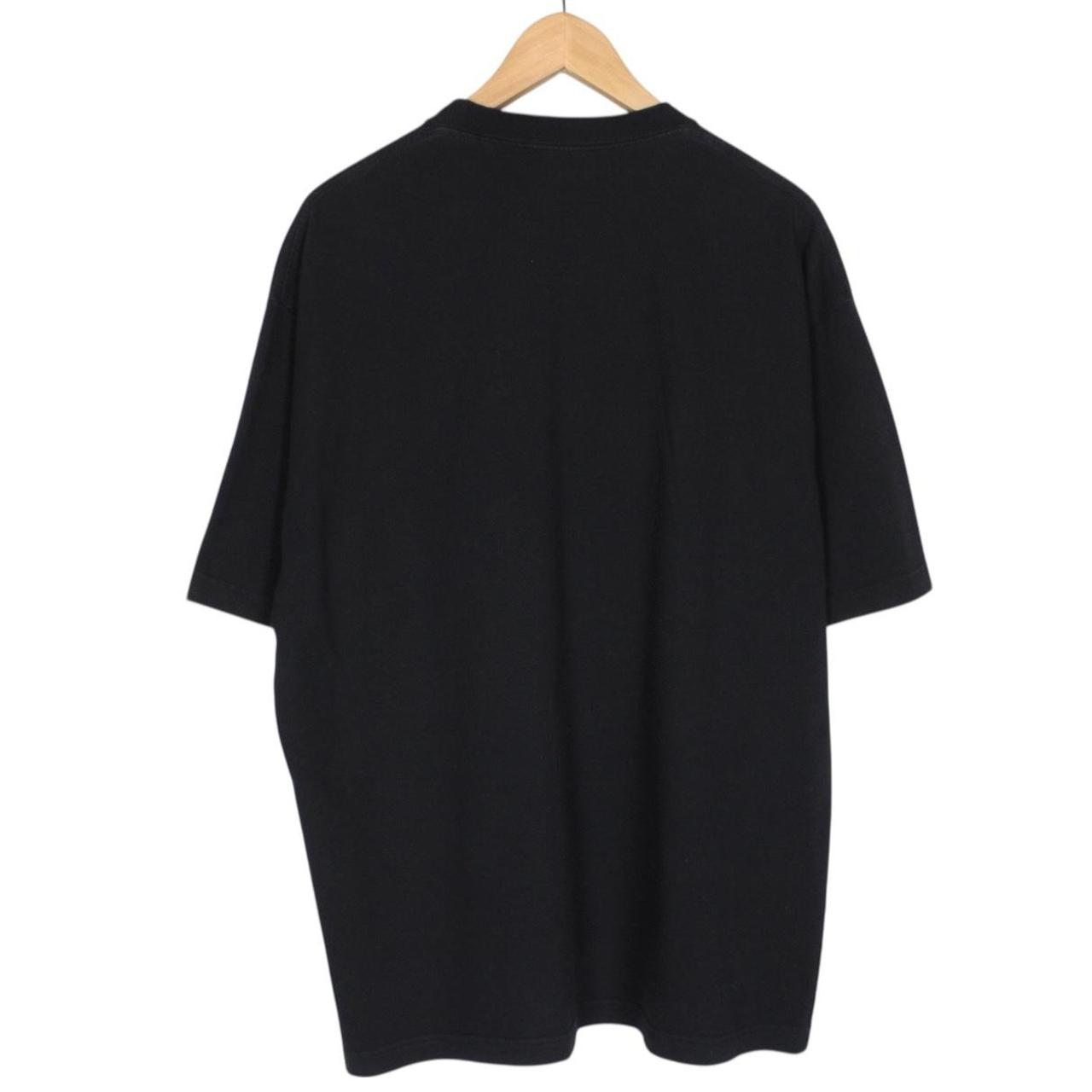 Balenciaga Black Slime Logo Print Short Sleeve Cotton T-Shirt