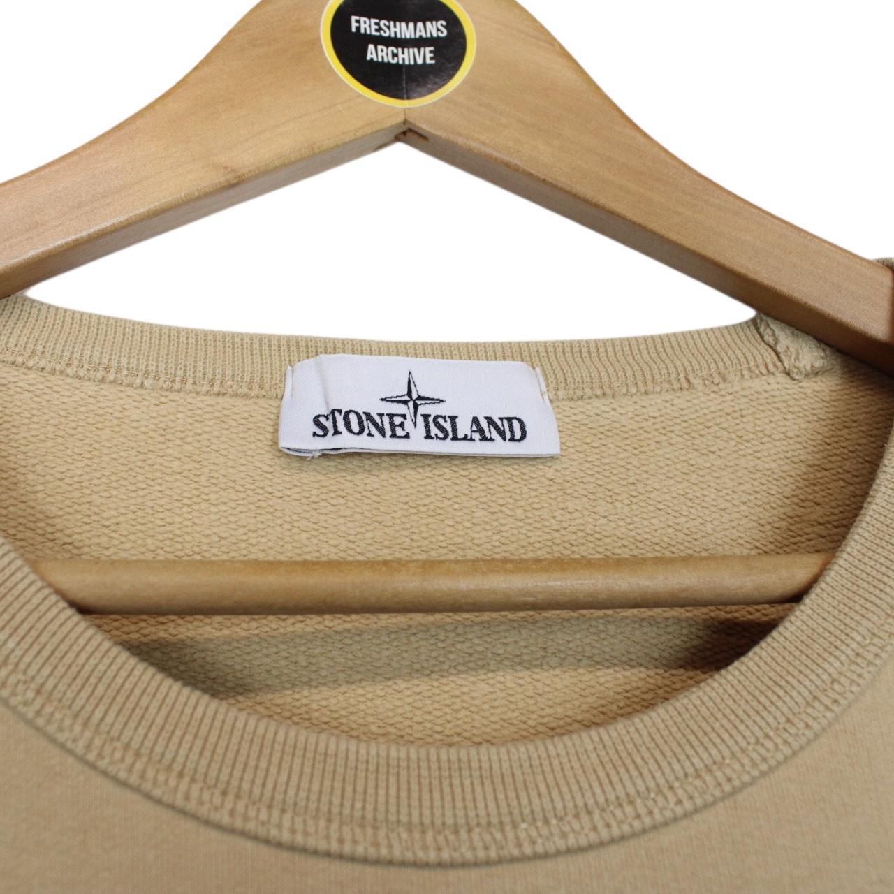Stone Island AW 2019 Beige Cotton Sweatshirt Jumper