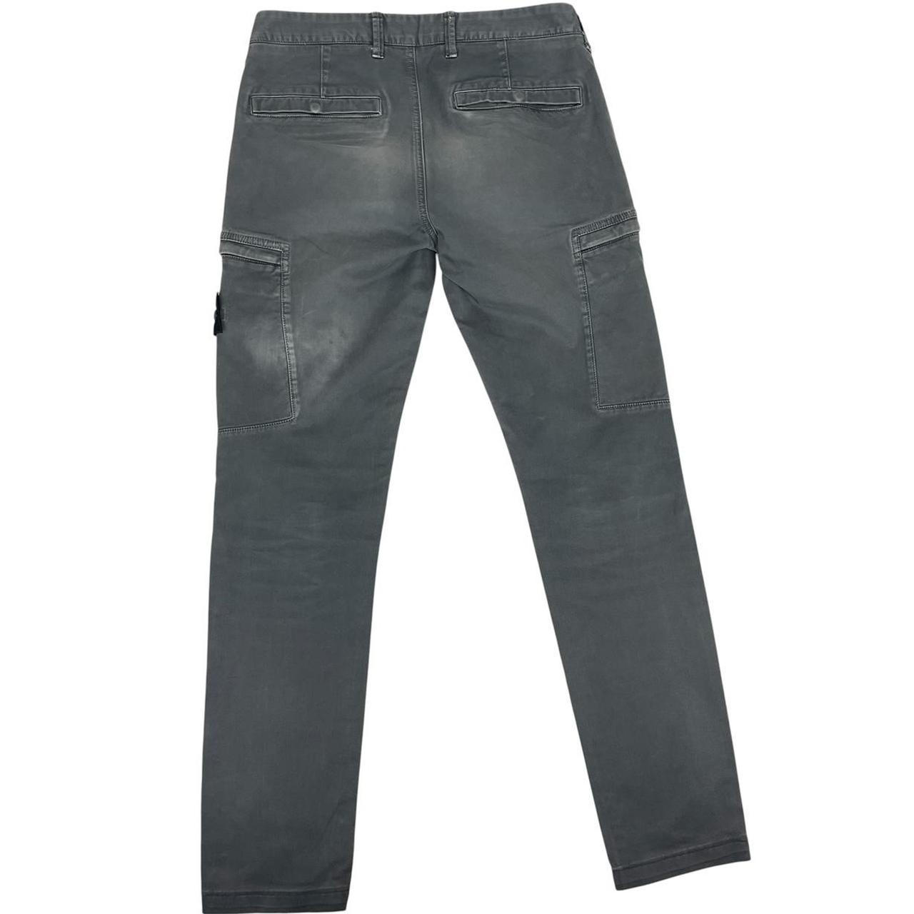 Stone Island AW 2019 Black Skinny Fit Cargo Trousers