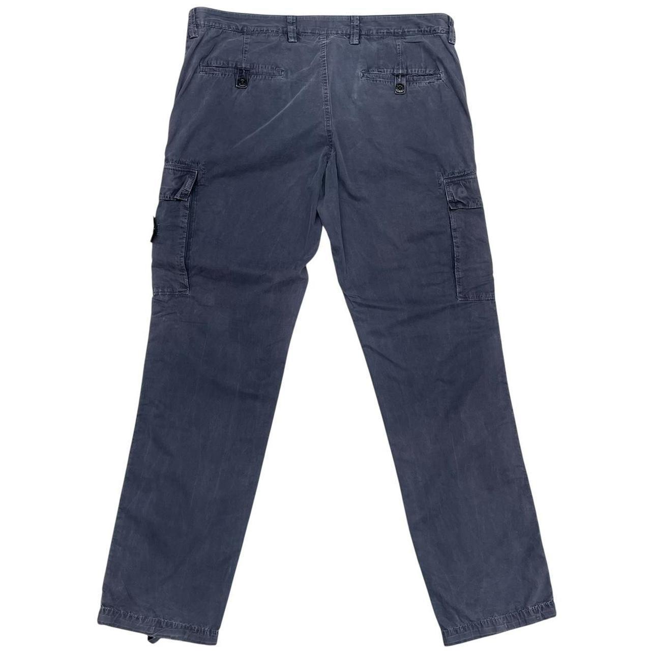 Stone Island AW 2014 Navy Blue Slim Fit Cargo Trousers
