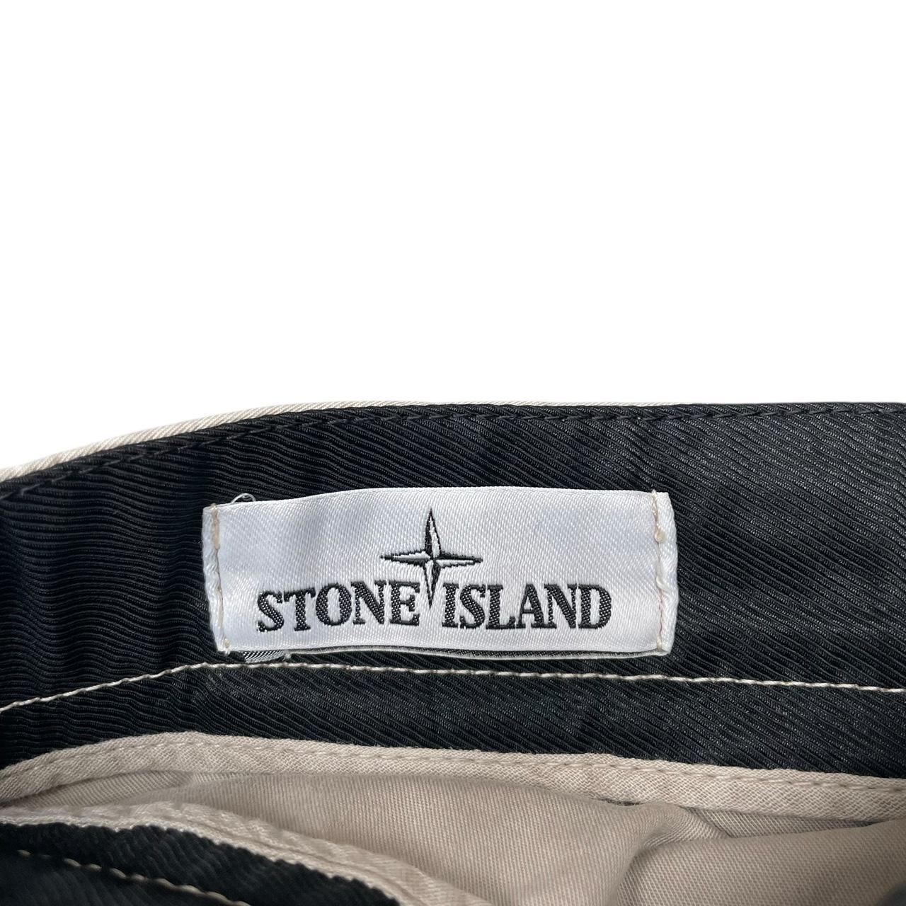 Stone Island SS 2018 Beige Bermuda Cotton Cargo Shorts