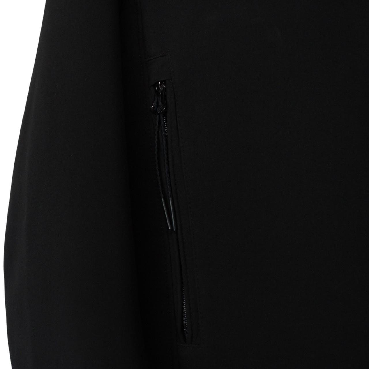 CP Company Black Full Zip Soft Shell Goggle Jacket
