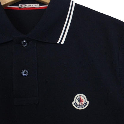 Moncler Maglia Manica Corta Black Short Sleeve Polo Shirt