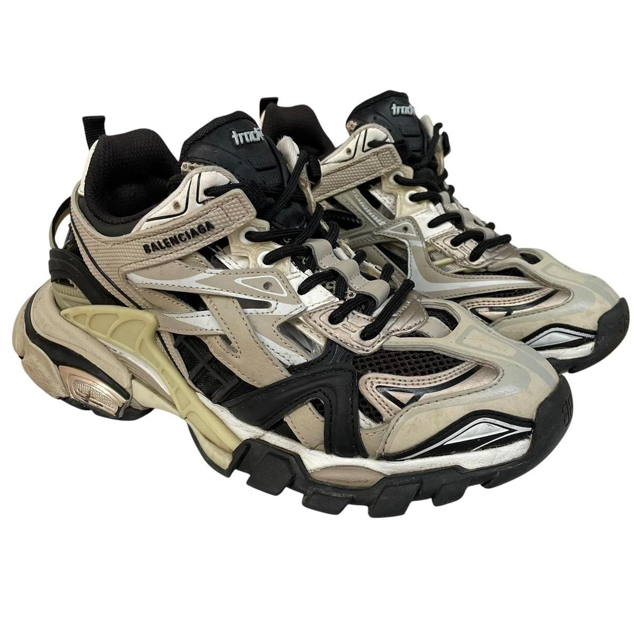 Balenciaga Track Beige and Black Trainers