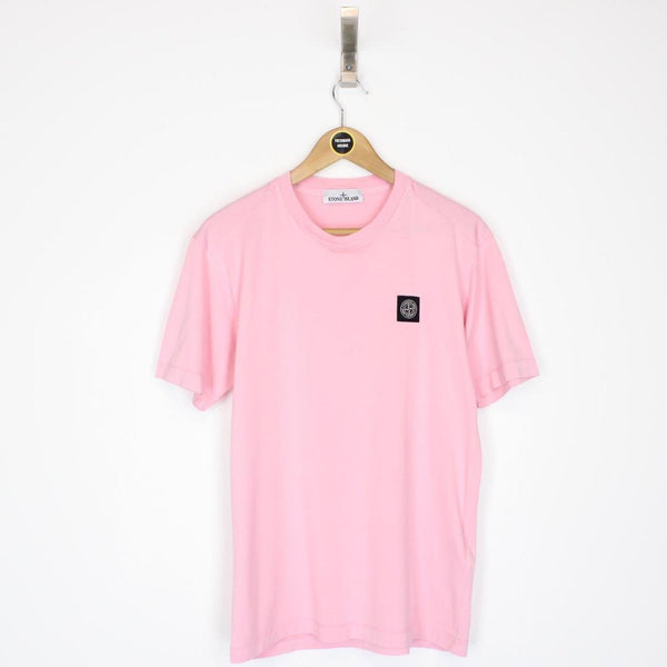 Stone Island Pink Short Sleeve Compass T-Shirt