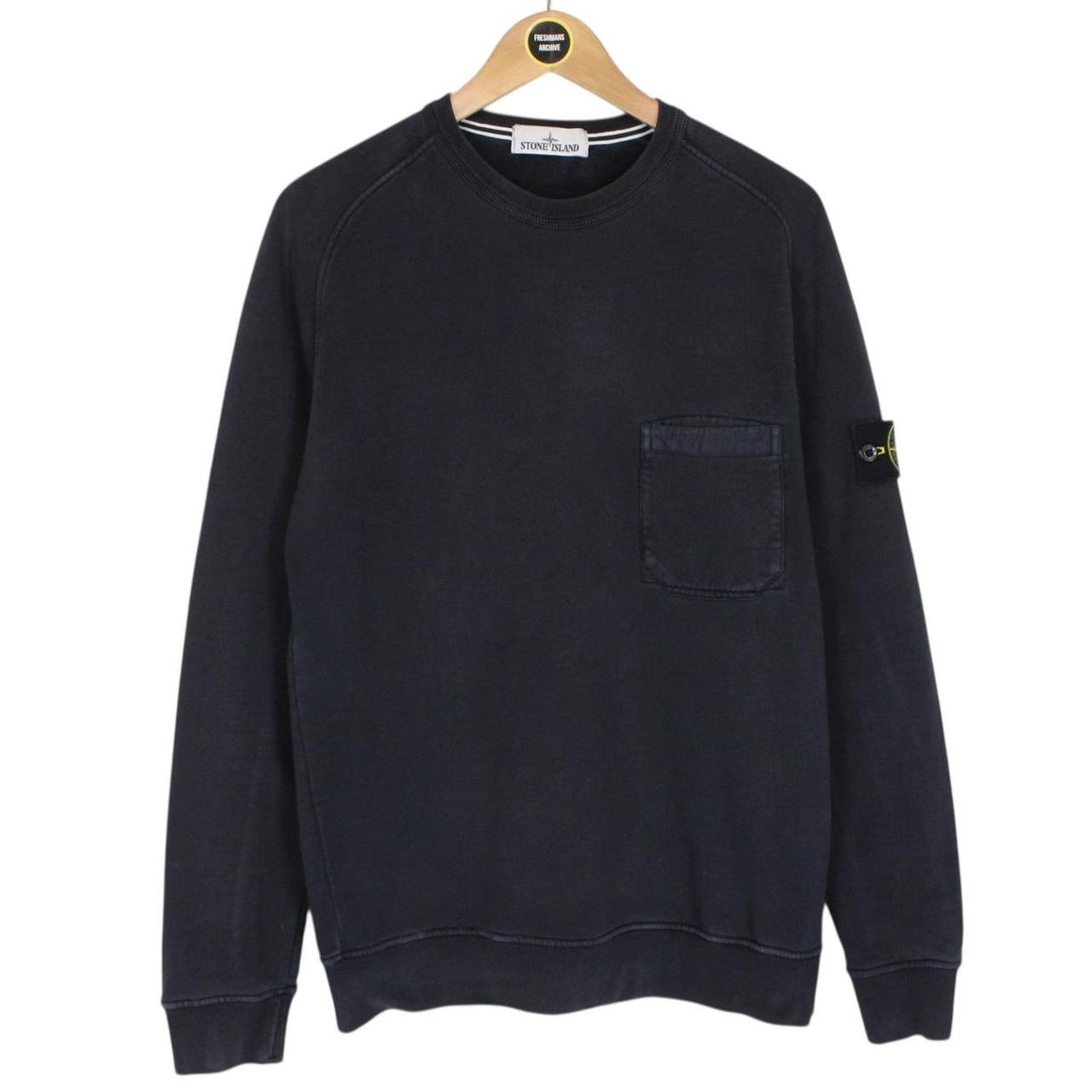 Stone Island SS 2015 Navy Blue Cotton Sweatshirt Jumper