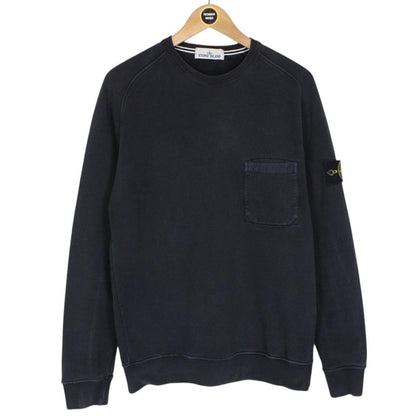 Stone Island SS 2015 Navy Blue Cotton Sweatshirt Jumper