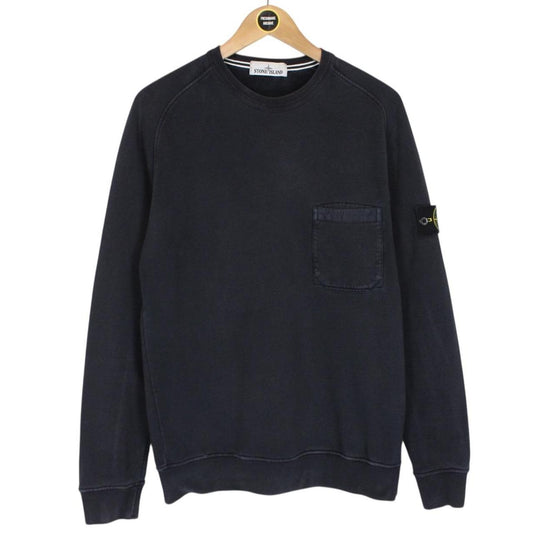 Stone Island SS 2015 Navy Blue Cotton Sweatshirt Jumper