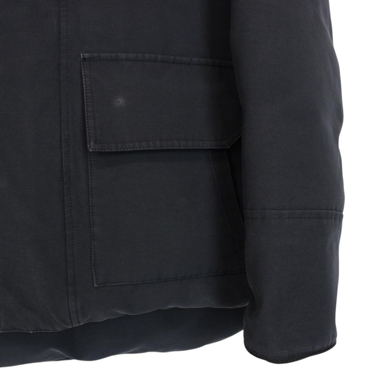 Canada Goose Navy Blue Full Zip Maitland Down Jacket