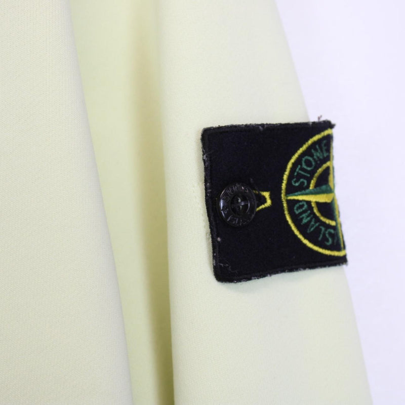 Stone Island SS 2021 Yellow Cotton Sweatshirt Jumper