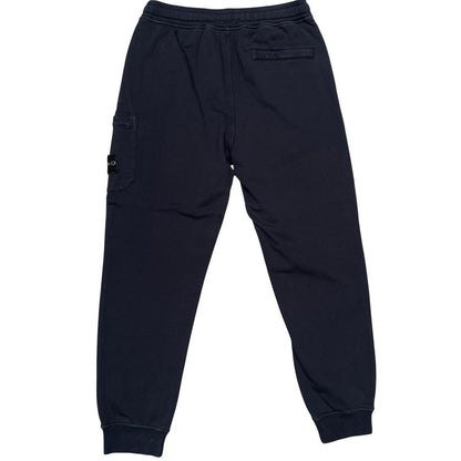 Stone Island Navy Blue Cotton Tracksuit Bottoms / Joggers