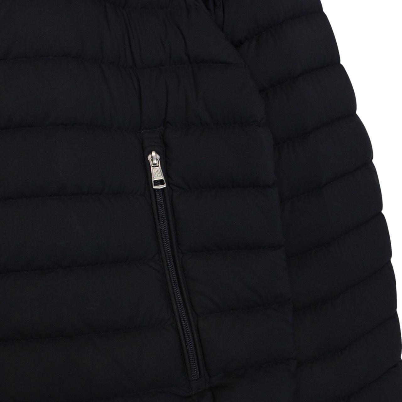 Moncler Eus Navy Blue Longue Saison Hooded Down Jacket