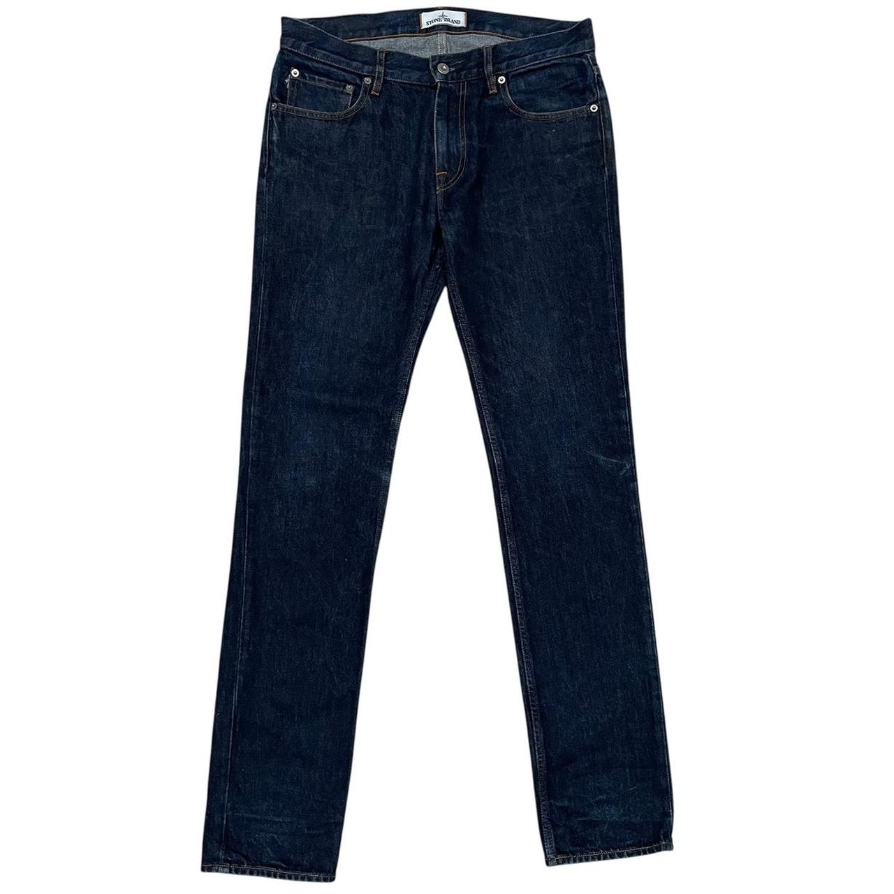 Stone Island AW 2018 Navy Blue Skinny Fit Denim Jeans