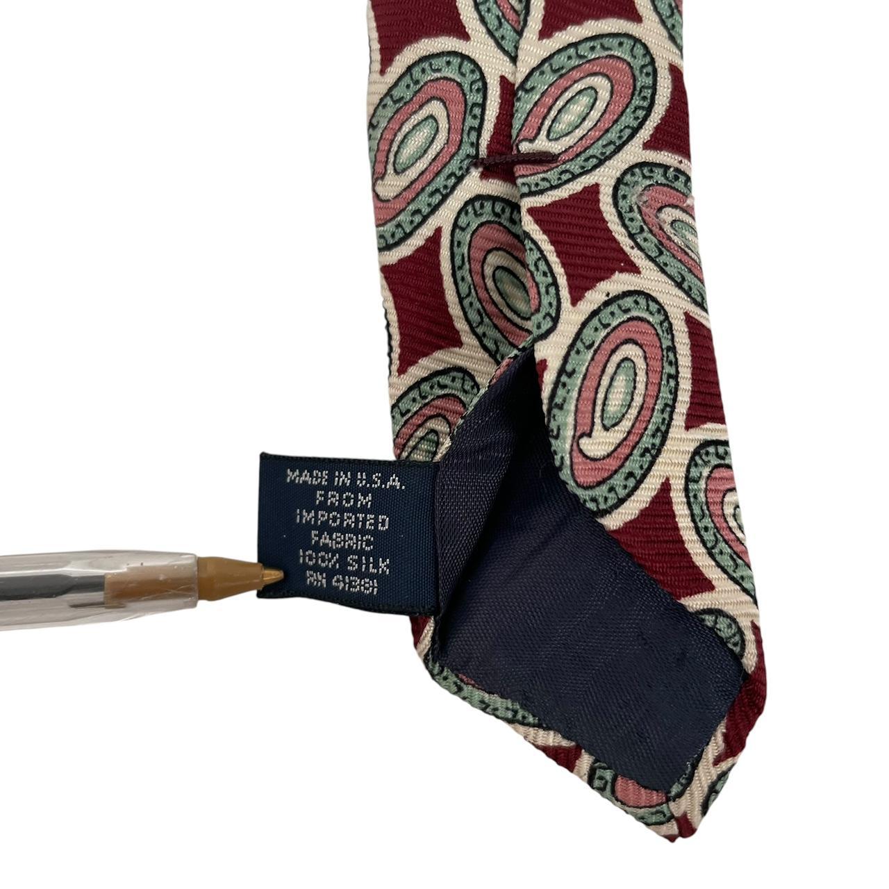 Vintage Polo Ralph Lauren Multicoloured Abstract Silk Tie