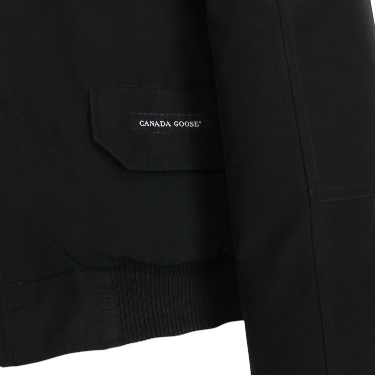 Canada Goose Black Chilliwack Bomber Down Jacket with Fur Trim