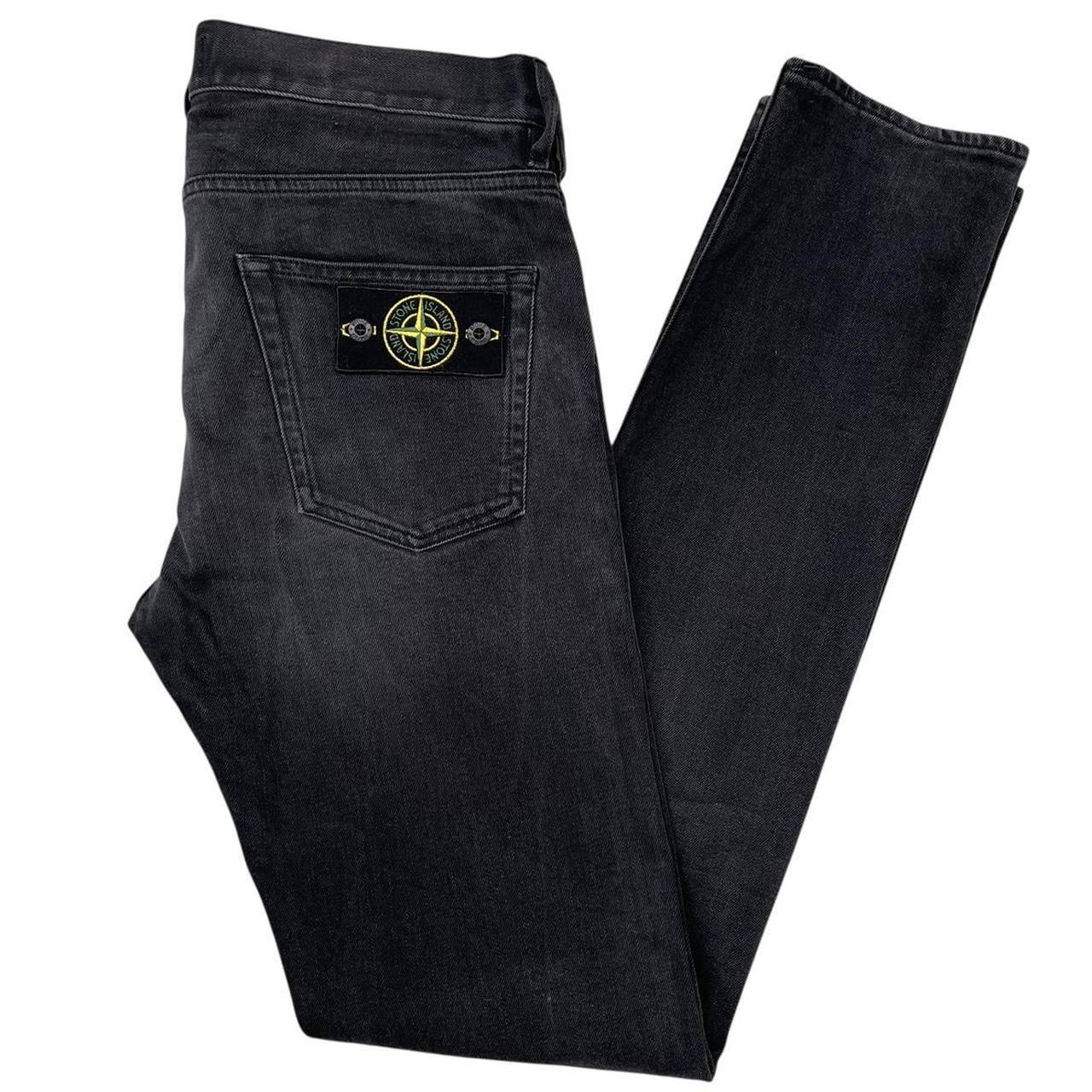 Stone Island SS 2017 Black Slim Fit Denim Jeans