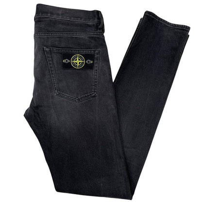 Stone Island SS 2017 Black Slim Fit Denim Jeans