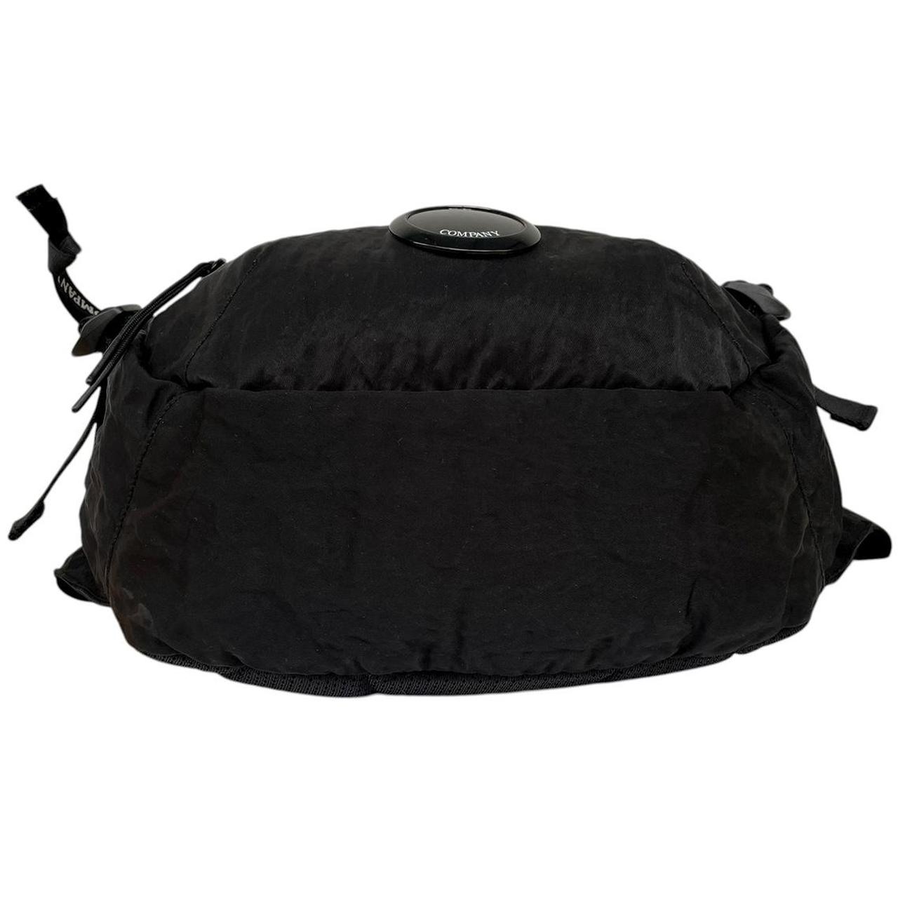 CP Company Black Nylon Lens Crossbody Bag