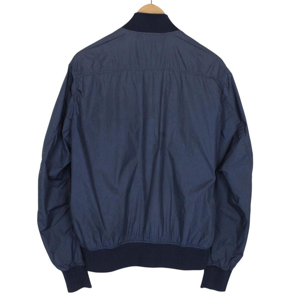 Stone Island SS 2017 Navy Blue Garment Dyed Crinkle Reps NY Jacket