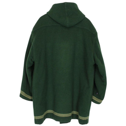Vintage Stone Island AW 1986 Green Heavyweight Wool Montgomery Duffle Coat