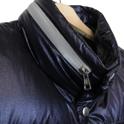 Moncler 2 Genius 1952 Metallic Navy Blue Idir Down Gilet / Bodywarmer