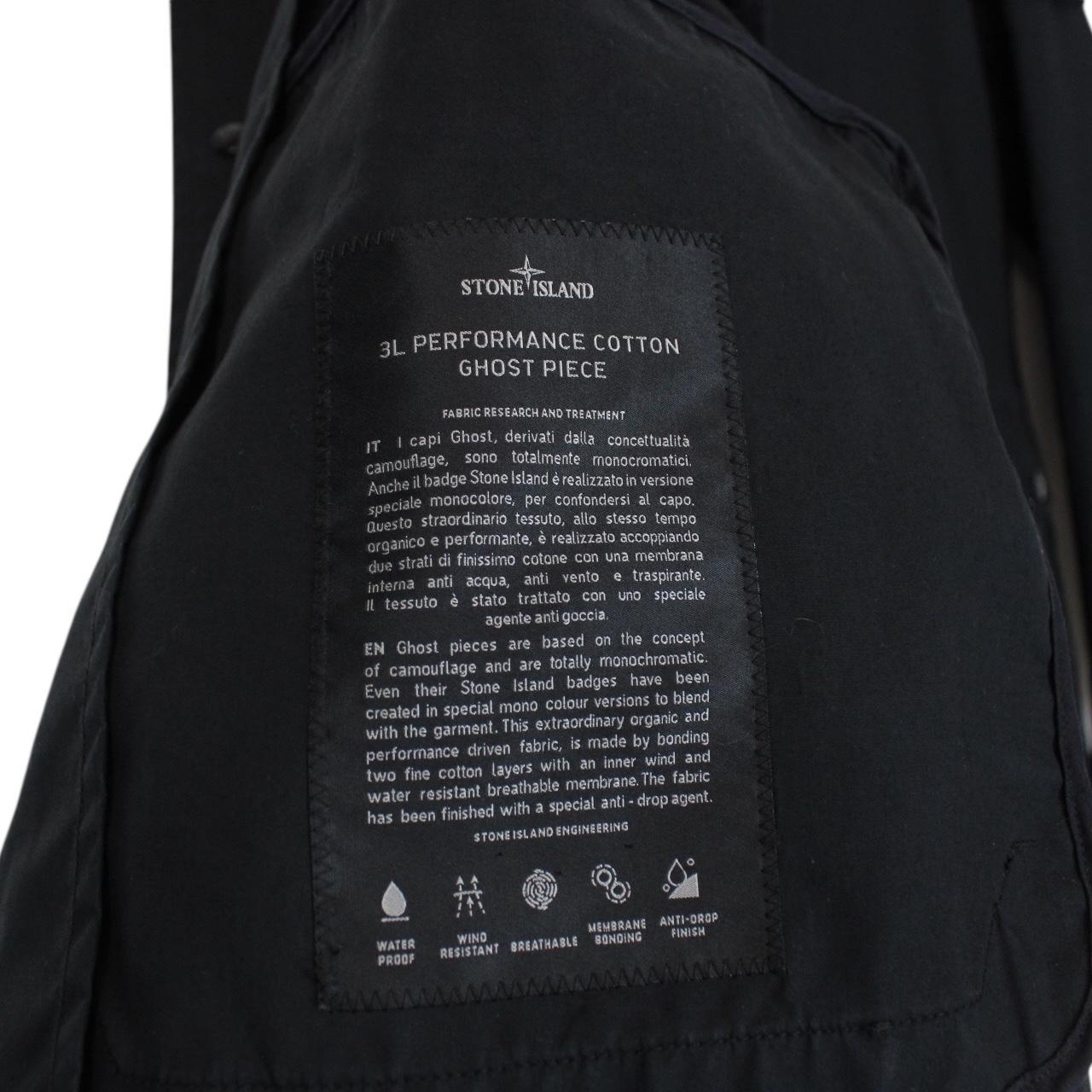 Stone Island Ghost SS 2014 Black 3L Performance Cotton Jacket