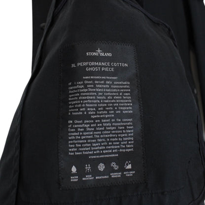 Stone Island Ghost SS 2014 Black 3L Performance Cotton Jacket