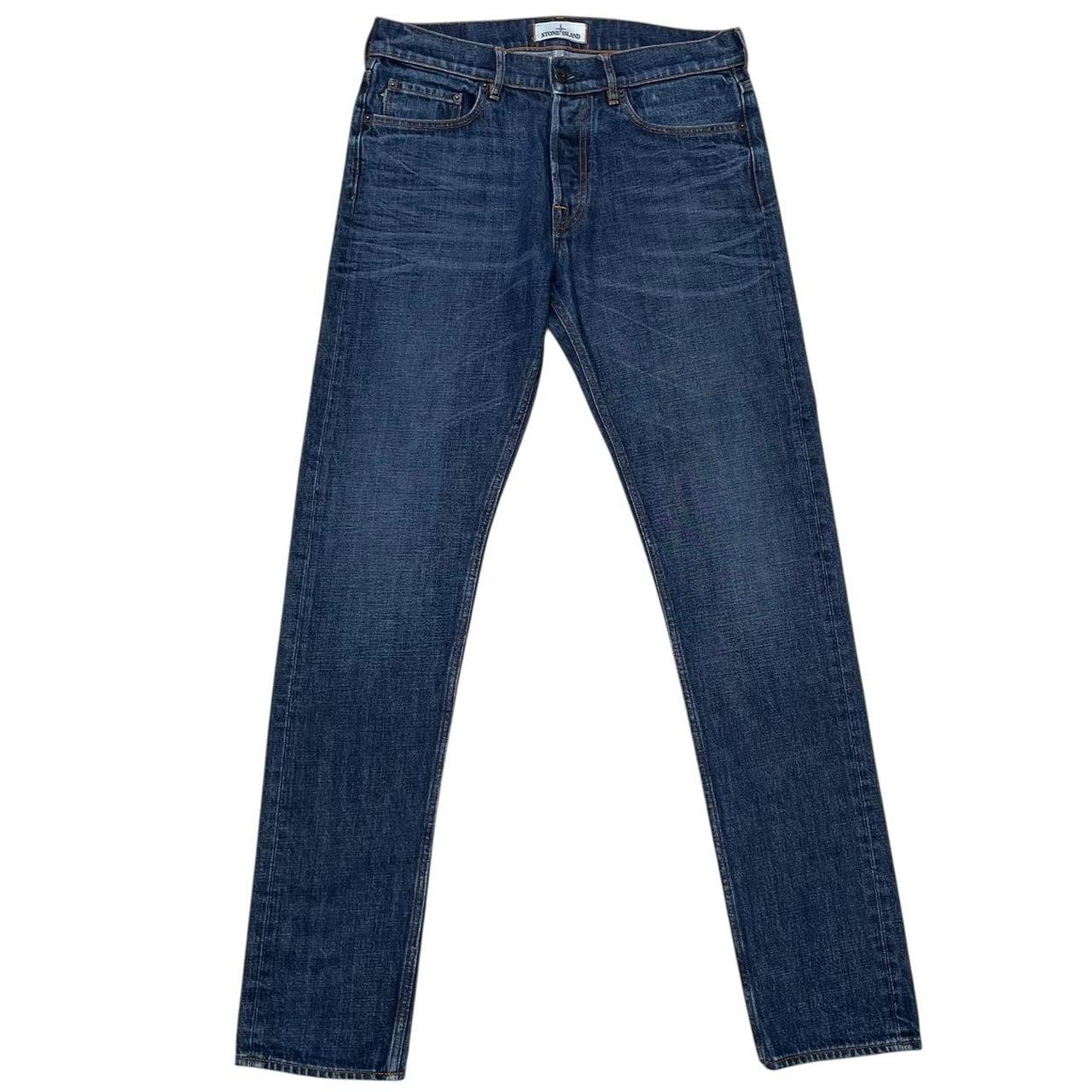 Stone Island SS 2015 Navy Blue RE-T Fit Denim Jeans