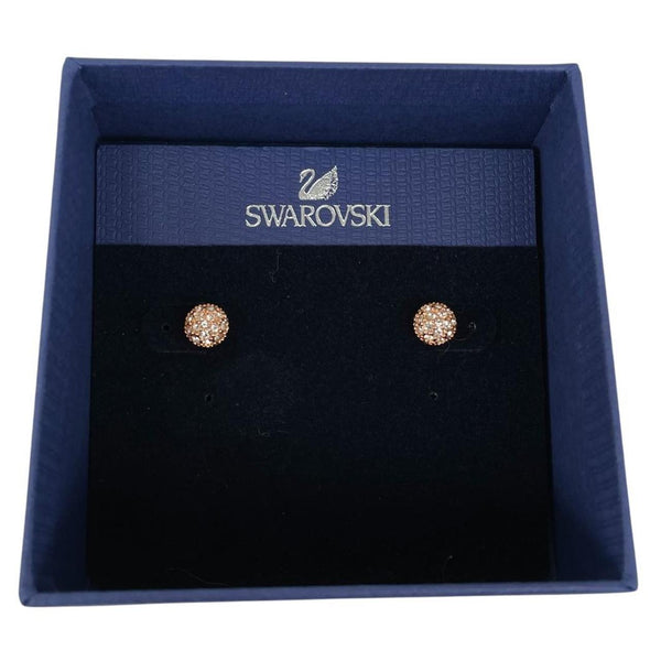 Swarovski Emma Rose Gold-Plated Crystal Stud Earrings
