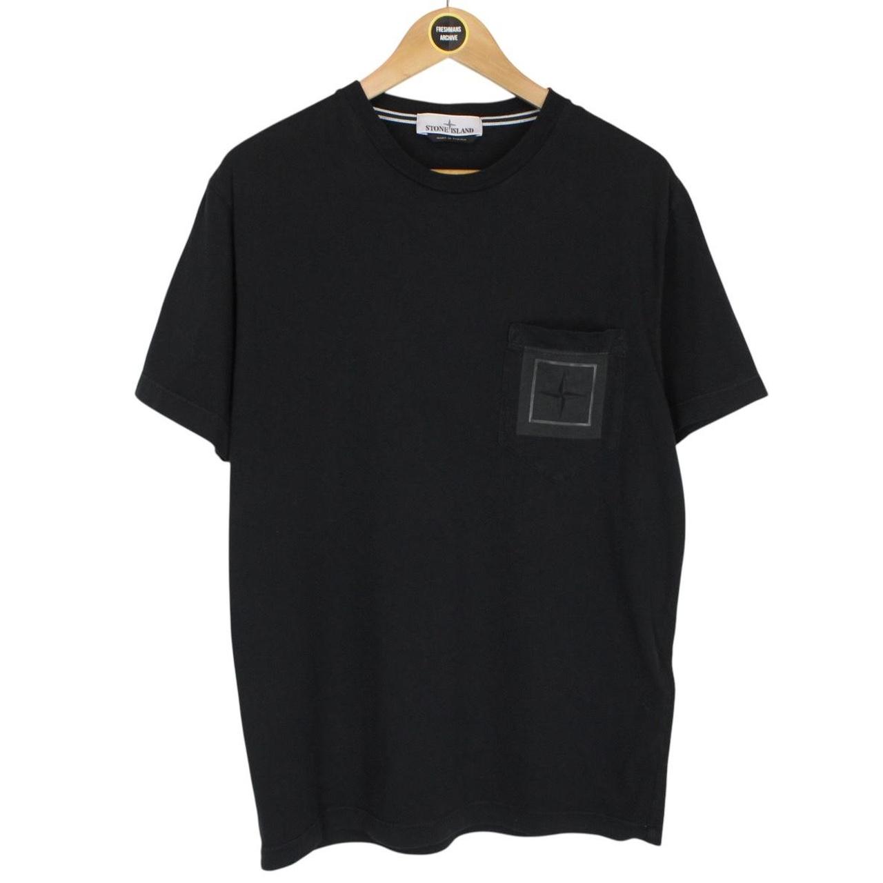 Stone Island SS 2023 Black Short Sleeve Compass T-Shirt