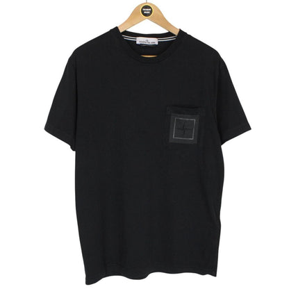 Stone Island SS 2023 Black Short Sleeve Compass T-Shirt