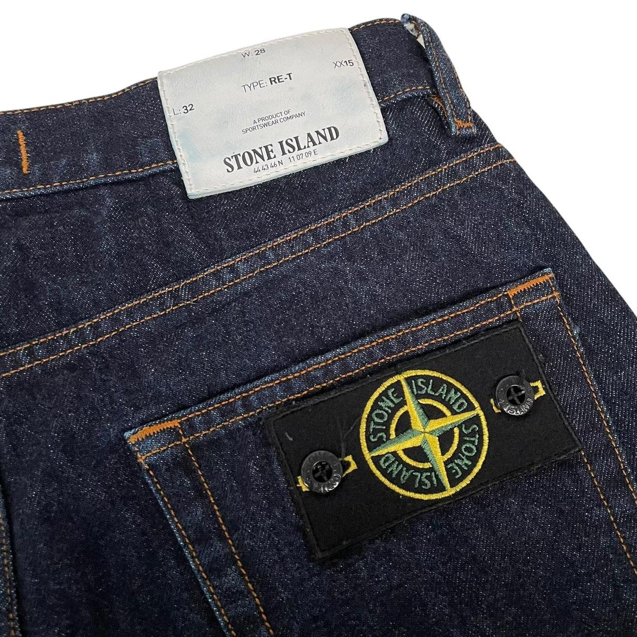 Stone Island AW 2018 Navy Blue RE-T Fit Denim Jeans
