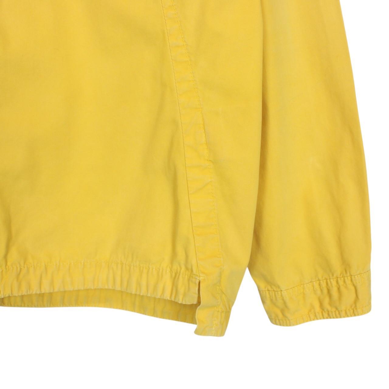 Stone Island SS 2024 Yellow Full Zip Cotton Overshirt Jacket