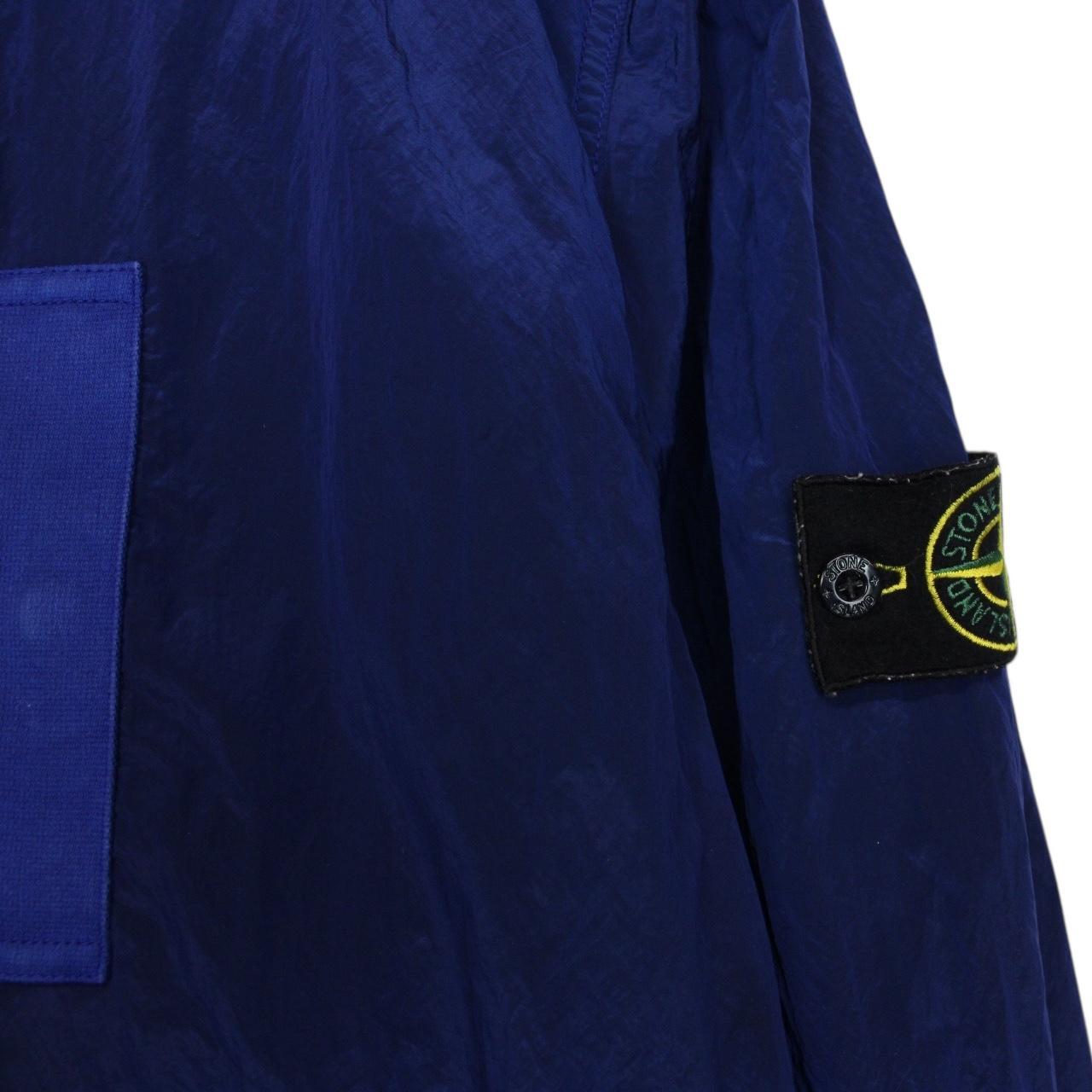 Stone Island AW 2017 Blue Full Zip Nylon Metal Overshirt Jacket