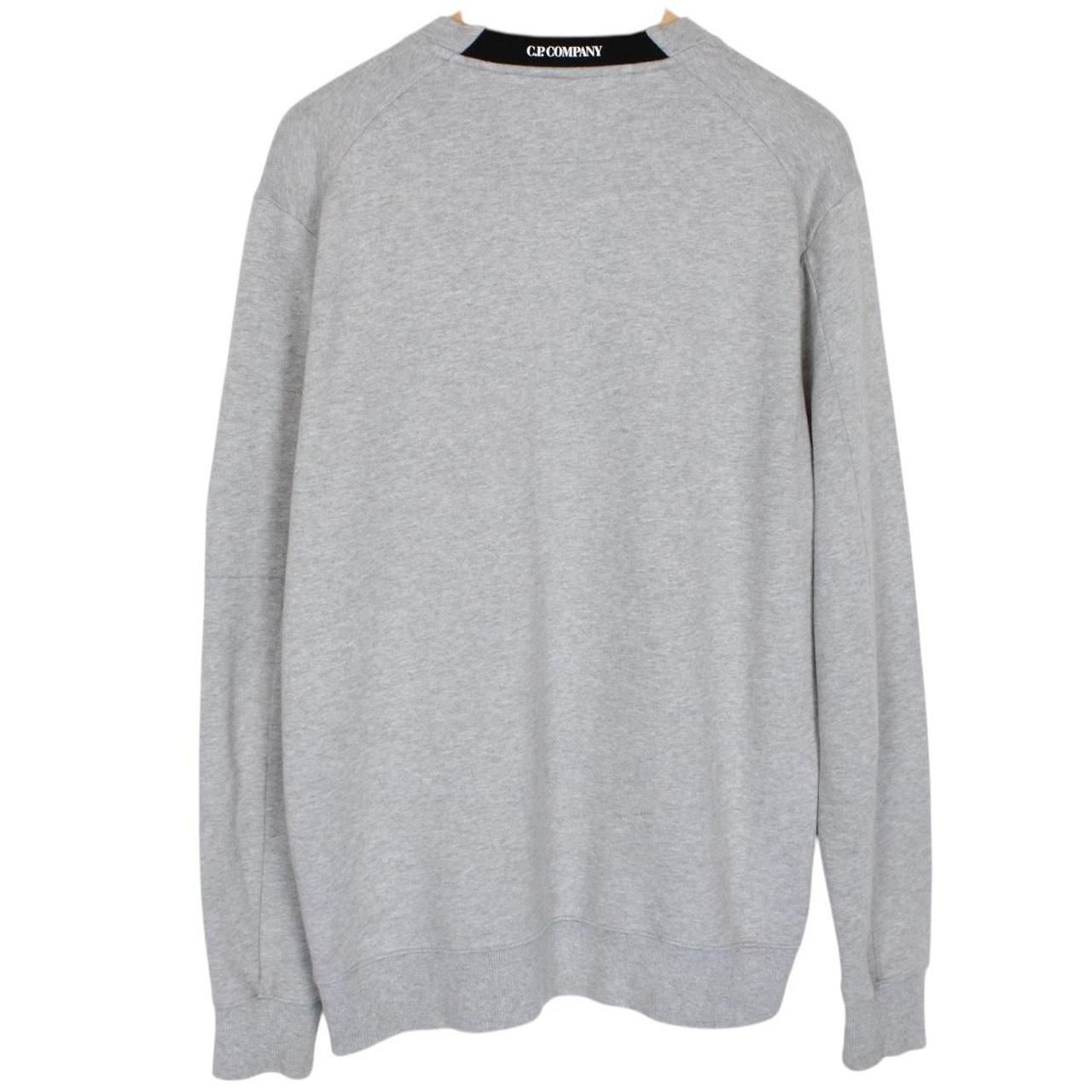 CP Company Grey Goggle Lens Sweatshirt Jumper