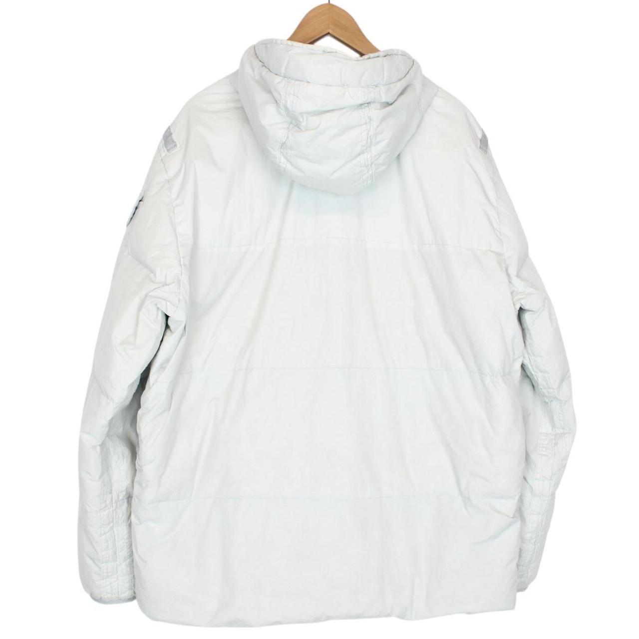 Stone Island AW 2022 Pale Blue Garment Dyed Crinkle Reps R-NY Down Puffer Jacket