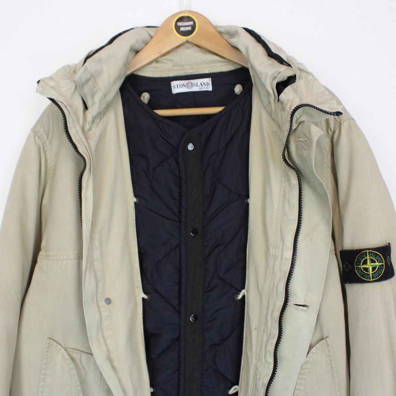 Vintage Stone Island AW 2002 Raso Gommato Dutch Rope Jacket XL
