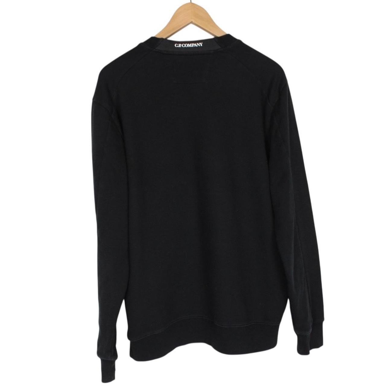 CP Company Black Goggle Lens Cotton Sweatshirt Jumper