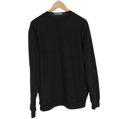 CP Company Black Goggle Lens Cotton Sweatshirt Jumper